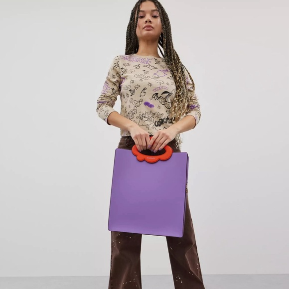 NWT COACH COACHTOPIA LEATHER CLOUD TOTE - Picture 3 of 12